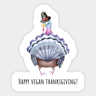 Happy Vegan Thanksgiving Sticker